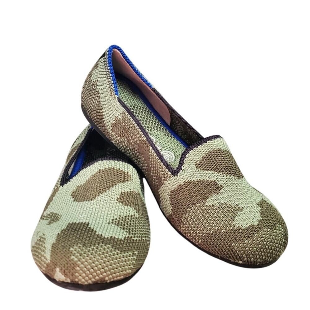 Rothy's Kids Camo Slip On Loafers, Size 11